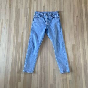 Levi’s high rise 501 jeans